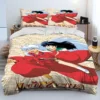 3D Inuyasha Japan Anime Cartoon Comforter Bedding Set Duvet Cover Bed Set Quilt Cover Pillowcase king 15 - Inuyasha Shop