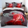 3D Inuyasha Japan Anime Cartoon Comforter Bedding Set Duvet Cover Bed Set Quilt Cover Pillowcase king 4 - Inuyasha Shop