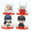 4pcs set Anime INUYASHA Cute Figure Model Toys 5cm 2 - Inuyasha Shop