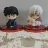 4pcs set Anime INUYASHA Cute Figure Model Toys 5cm 3 - Inuyasha Shop