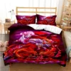 Anime Inuyasha 3D Bedding Set Black Duvet Quilt Cover Set Comforter Cover Pillowcase King Queen Size 12 - Inuyasha Shop