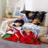 Anime Inuyasha Throw Blanket Soft Flannel Thin Blankets for Bed Sofa Cover Bedspread picnic cooling gift 12 - Inuyasha Shop