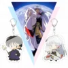 Hot Classic Anime Inuyasha Keychain Handsome Sesshoumaru Acrylic Figures Pendant Key Chain Bag Charm Otaku Collection 1 - Inuyasha Shop