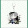 Hot Classic Anime Inuyasha Keychain Handsome Sesshoumaru Acrylic Figures Pendant Key Chain Bag Charm Otaku Collection 4 - Inuyasha Shop