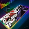 Inuyasha Gaming Mouse Pad Computer Mousepad RGB Large Mouse Pad Gamer XXL Mouse Carpet Mause mats 13 - Inuyasha Shop