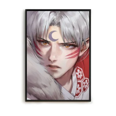 Inuyasha Luxury Home Decor Wall Paintings Posters for Wall Decoration Painting Room Decors Aesthetic Pinterest Anime 17 - Inuyasha Shop