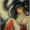 Inuyasha Poster Paintings Kraft Paper Japanese Anime Wall Art Classic Prints Vintage Home Decoration Birthday Present 11 - Inuyasha Shop