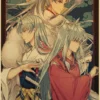 Inuyasha Poster Paintings Kraft Paper Japanese Anime Wall Art Classic Prints Vintage Home Decoration Birthday Present 22 - Inuyasha Shop