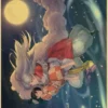 Inuyasha Poster Paintings Kraft Paper Japanese Anime Wall Art Classic Prints Vintage Home Decoration Birthday Present 23 - Inuyasha Shop