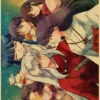 Inuyasha Poster Paintings Kraft Paper Japanese Anime Wall Art Classic Prints Vintage Home Decoration Birthday Present 4 - Inuyasha Shop