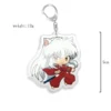 Inuyasha Q Version Character Acrylic Keychain Anime New Product Peripheral Backpack Pendant Cute Jewelry Accessories Fan 1 - Inuyasha Shop