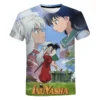 New Spring Summer Fashion Anime T shirt Inuyasha 3D Printed Men Women Oversize Casual Tshirt Trendy - Inuyasha Shop