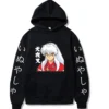 Uniex Anime InuYasha Hoodie Long Sleeve Harajuku Streetwear Hip Hop - Inuyasha Shop