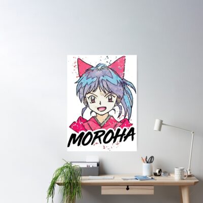 Moroha Watercolor Poster Official Inuyasha Merch