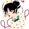 White Anemone (Kagura) Tote Bag Official Inuyasha Merch