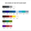 tank top color chart 1 - Inuyasha Shop