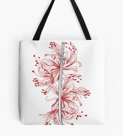 Tessaiga On Spider Lilies Tote Bag Official Inuyasha Merch