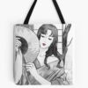 Kagura In Watercolor Tote Bag Official Inuyasha Merch