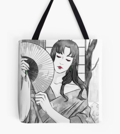 Kagura In Watercolor Tote Bag Official Inuyasha Merch