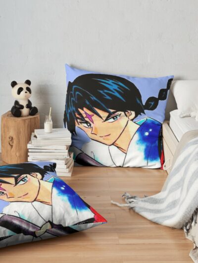 Bankotsu Throw Pillow Official Inuyasha Merch