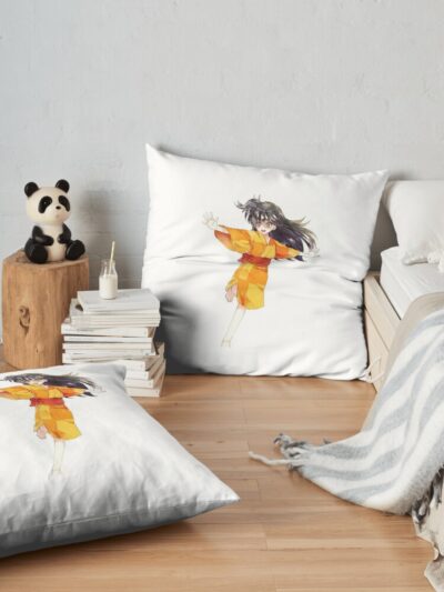 Rin Throw Pillow Official Inuyasha Merch