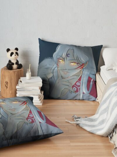 Sheshomaru Husbando Throw Pillow Official Inuyasha Merch