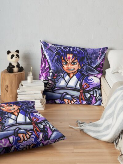 Bankotsu Throw Pillow Official Inuyasha Merch