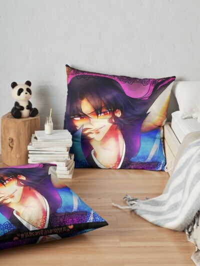 Valentine'S Day Naraku Throw Pillow Official Inuyasha Merch