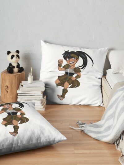 Koga Wolf Demon Throw Pillow Official Inuyasha Merch