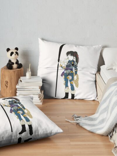 Origami Setsuna Throw Pillow Official Inuyasha Merch