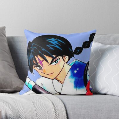 Bankotsu Throw Pillow Official Inuyasha Merch