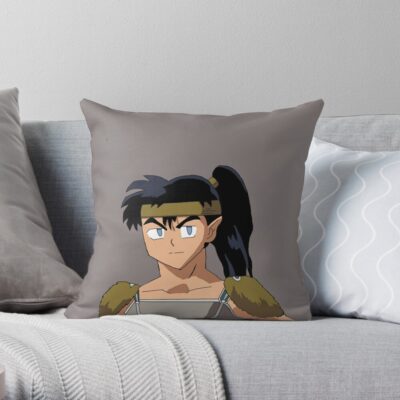 Koga Throw Pillow Official Inuyasha Merch