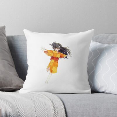 Rin Throw Pillow Official Inuyasha Merch