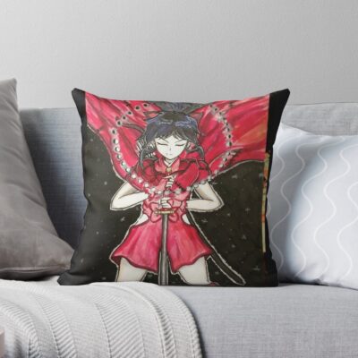 Moroha Moon Cycle Throw Pillow Official Inuyasha Merch