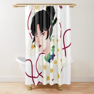 White Anemone (Kagura) Shower Curtain Official Inuyasha Merch