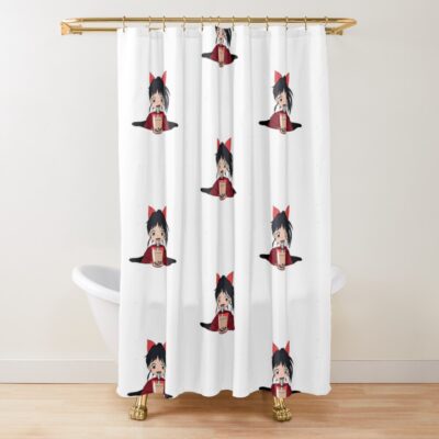 Moroha With Boba Bubble Tea Shower Curtain Official Inuyasha Merch