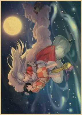 Inuyasha New Idea Poster Paintings Kraft Paper Japanese Anime Poster