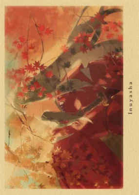 Hot Inuyasha Paintings Kraft Paper Japanese Anime Poster