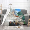 kf S371c04c9283a4989bbfb5ceda1b6c552F Japanese Anime Inuyasha Knitted Blankets Sesshoumaru Wool Throw Blanket Airplane Travel Portable Soft Warm Bedspread - Inuyasha Shop