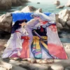 kf Se296ed6a3ab54fa4a3b8f3ad17403deaH Inuyasha Cartoon Blanket Seasonal Blankets Used for Sofas Beds Living Rooms Travel Picnics Comic Blankets - Inuyasha Shop