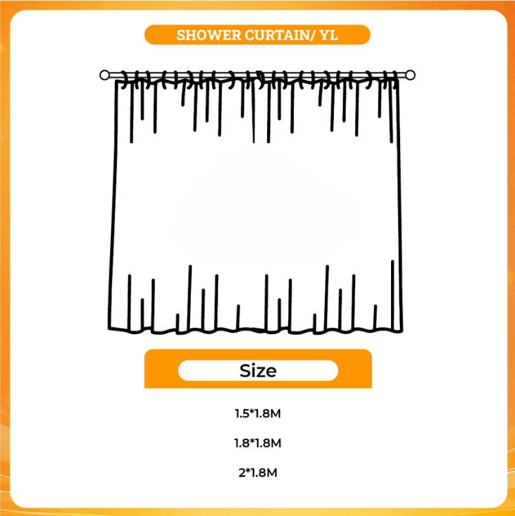 3D shower curtain - Inuyasha Shop