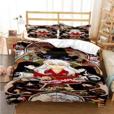 Magic In Anime Inuyasha   3D Bedding Set