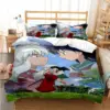 Anime Inuyasha 3D Bedding Set Black Duvet Quilt Cover Set Comforter Cover Pillowcase King Queen Size 17 - Inuyasha Shop