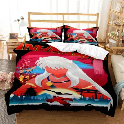 Anime Inuyasha   New Trending 3D Bedding Set