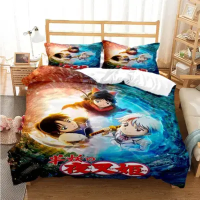 Anime Inuyasha   New Idea 3D Bedding Set
