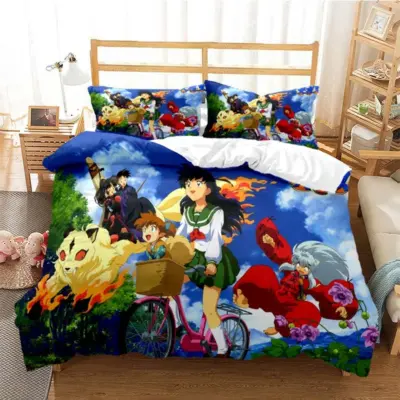 Anime Inuyasha   New Style 3D Bedding Set