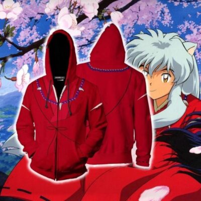 InuYasha Classic Anime Zipper Hoodies