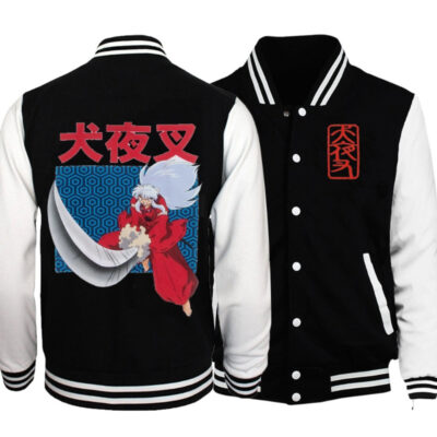 Anime Inuyasha Tessaiga Baseball Varsity Jacket