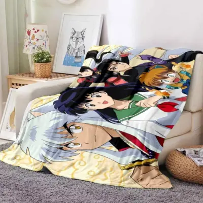 All Character In Anime Inuyasha Throw Blanket
