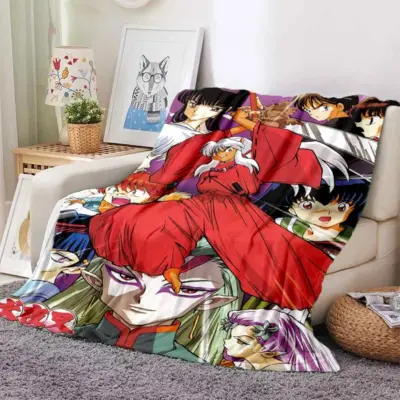 New Design Anime Inuyasha Throw Blanket